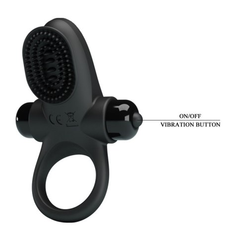 PIERŚCIEŃ EREKCYJNY SEX RING WIBRACJE STYMULATOR PRETTY LOVE - VIBRANT PENIS RING II BLACK PIERŚCIEŃ EREKCYJNY SEX RING WIBRACJE STYMULATOR PRETTY LOVE - VIBRANT PENIS RING II BLACK