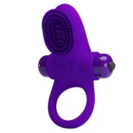 PIERŚCIEŃ EREKCYJNY SEX RING WIBRACJE STYMULATOR PRETTY LOVE - VIBRANT PENIS RING II PURPLE