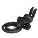 PIERŚCIEŃ EREKCYJNY SEX RING WIBRACJE STYMULATOR PRETTY LOVE - VIBRANT PENIS RING III BLACK