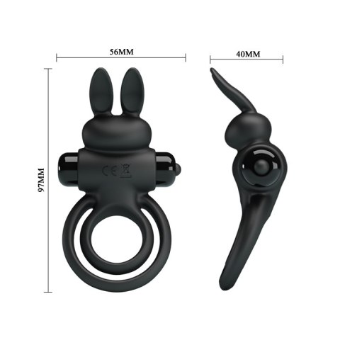 PIERŚCIEŃ EREKCYJNY SEX RING WIBRACJE STYMULATOR PRETTY LOVE - VIBRANT PENIS RING III BLACK PIERŚCIEŃ EREKCYJNY SEX RING WIBRACJE STYMULATOR PRETTY LOVE - VIBRANT PENIS RING III BLACK