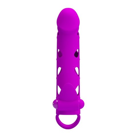 PRZEDŁUŻKA NA PENISA DUŻA GRUBA NAKŁADKA POSZERZA PRETTY LOVE - VIBRATING PENIS SLEEVE WITH BALL STRAP PRZEDŁUŻKA NA PENISA DUŻA GRUBA NAKŁADKA POSZERZA PRETTY LOVE - VIBRATING PENIS SLEEVE WITH BALL STRAP
