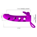 PRZEDŁUŻKA NA PENISA DUŻA GRUBA NAKŁADKA POSZERZA PRETTY LOVE - VIBRATING PENIS SLEEVE WITH BALL STRAP