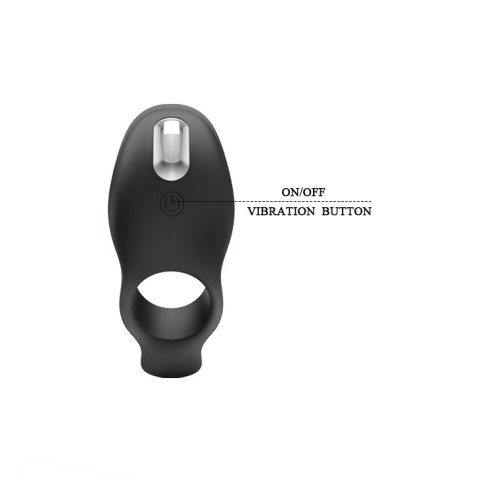 PRETTY LOVE - VIBRATION PENIS SLEEVE 7 FUNCTIONS BLACK PRETTY LOVE - VIBRATION PENIS SLEEVE 7 FUNCTIONS BLACK