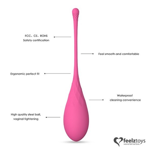 ZESTAW 6 KULKI GEJSZY DO ĆWICZENIA MIĘŚNI KEGLA FEELZTOYS - FEMMEFIT PELVIC MUSCLE TRAINING SET 6 PCS ZESTAW 6 KULKI GEJSZY DO ĆWICZENIA MIĘŚNI KEGLA FEELZTOYS - FEMMEFIT PELVIC MUSCLE TRAINING SET 6 PCS