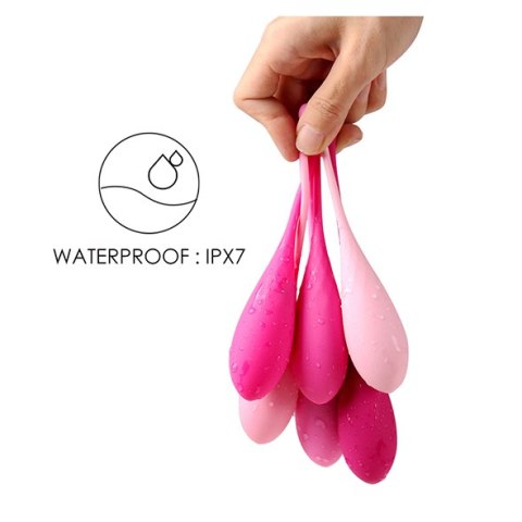 ZESTAW 6 KULKI GEJSZY DO ĆWICZENIA MIĘŚNI KEGLA FEELZTOYS - FEMMEFIT PELVIC MUSCLE TRAINING SET 6 PCS ZESTAW 6 KULKI GEJSZY DO ĆWICZENIA MIĘŚNI KEGLA FEELZTOYS - FEMMEFIT PELVIC MUSCLE TRAINING SET 6 PCS