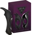 PIERŚCIEŃ EREKCYJNY SEX RING WIBRACJE STYMULATOR FEELZTOYS - ZEUS DUAL VIBE COCK RING BLACK