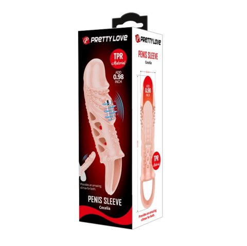 PRETTY LOVE - CECELIA PENIS SLEEVE , VIBRATION PRETTY LOVE - CECELIA PENIS SLEEVE , VIBRATION