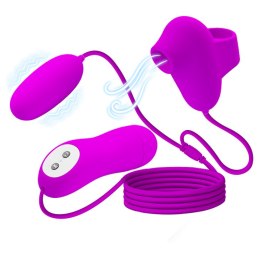 PRETTY LOVE - SUCTION & VIBRO-BULLETS, 12 VIBRATION FUNCTIONS 12 SUCKING FUNCTIONS