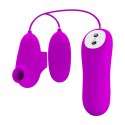 PRETTY LOVE - SUCTION & VIBRO-BULLETS, 12 VIBRATION FUNCTIONS 12 SUCKING FUNCTIONS