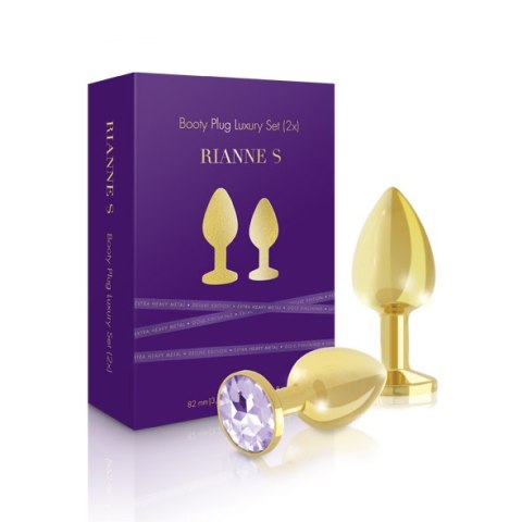 RS - SOIREE - BOOTY PLUG ORIGINAL LUXURY SET 2X GOLD RS - SOIREE - BOOTY PLUG ORIGINAL LUXURY SET 2X GOLD