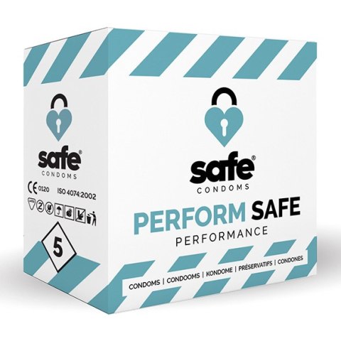 SAFE - CONDOMS PERFORM SAFE PERFORMANCE (5 PCS) SAFE - CONDOMS PERFORM SAFE PERFORMANCE (5 PCS)