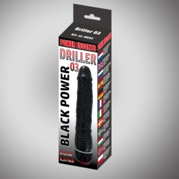 DRILLER 03 BLACK 21,5 CM REALISTIC VIBRATING