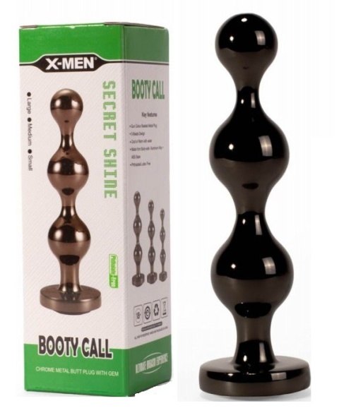 KOREK ANALNY KORALIKI ANALNE 3SZTUKI X-MEN 10,5 CM