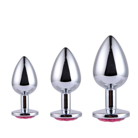 Power Escorts - BR138 - Diamond King Starter 3-Pack - S, M, L - Silver/Red Stone Power Escorts - BR138 - Diamond King Starter 3-Pack - S, M, L - Silver/Red Stone