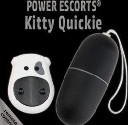 JAJKO STYMULUJĄCE POWER ESCORTS - KITTY SMILEY - BLACK
