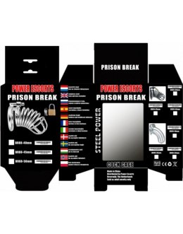 PRISON BREAK BLACK SMALL 40 MM WITH LOCK