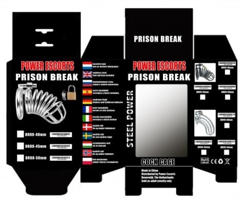 Prison BReak metal large 50 mm with lock Prison BReak metal large 50 mm with lock