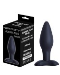 ROCKET PLUG SILICONE SMALL BLACK