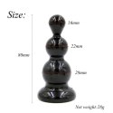 ROCKET DRILL 3,2 INCH BLACK ANAL PLUG 3,2 INCH / 8 CM