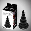 ROCKET DRILL 7,3 INCH BLACK LARGE ANAL PLUG 7,3 INCH / 18,5 CM