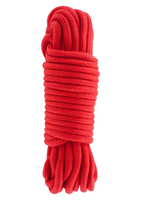WIĄZANIA-BONDAGE ROPE 10 METER RED WIĄZANIA-BONDAGE ROPE 10 METER RED