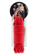 WIĄZANIA-BONDAGE ROPE 10 METER RED