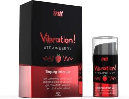 LUBRYKANT ŻEL-VIBRATION STRAWBERRY 15 ML