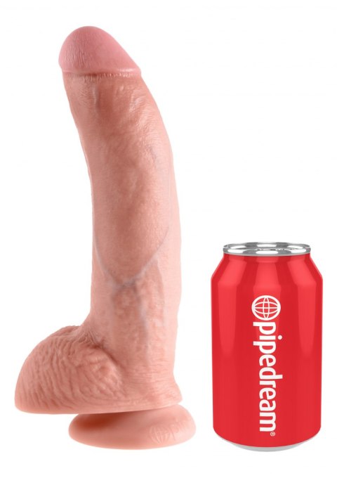 DILDO-COCK 9 INCH W/ BALLS FLESH DILDO-COCK 9 INCH W/ BALLS FLESH