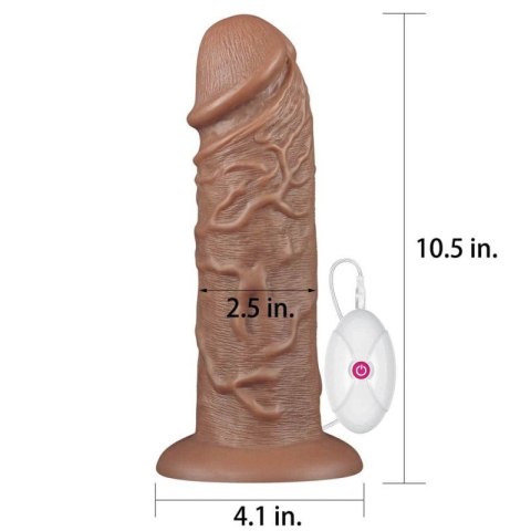 GRUBY DUŻY PENIS Z WIBRACJAMI I PRZYSSAWKĄ 27 CM GRUBY DUŻY PENIS Z WIBRACJAMI I PRZYSSAWKĄ 27 CM