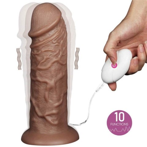 GRUBY DUŻY PENIS Z WIBRACJAMI I PRZYSSAWKĄ 27 CM GRUBY DUŻY PENIS Z WIBRACJAMI I PRZYSSAWKĄ 27 CM