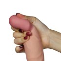 DILDO Z MOCNĄ PRZYSSAWKĄ 10 FUNKCJI WIBRACJI 22 CM
