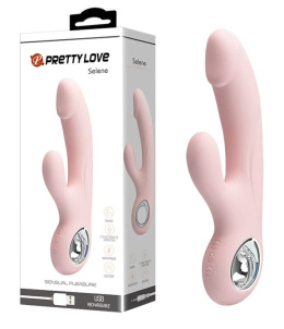 WIBRATOR PODWÓJNA PENETRACJA SEX WAGINALNO ANALNY