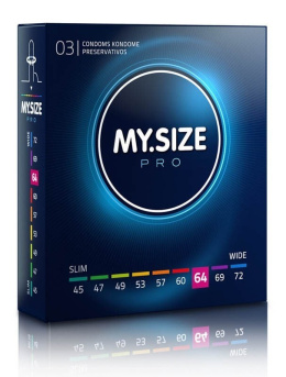 PREZERWATYWY 64 MM OPAKOWANIE 3 SZT. MY.SIZE PRO