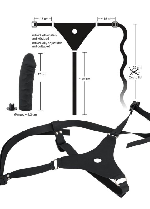 PROTEZA-5170970000 SILICONE STRAP-ON-WIBRATOR PROTEZA-5170970000 SILICONE STRAP-ON-WIBRATOR
