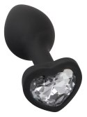 KOREK ANALNY SILIKONOWY SEX ANAL KRYSZTAŁ 7,3 CM