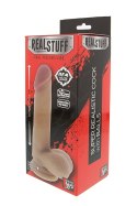 DILDO-REALSTUFF 6.5INCH DONG W. SCROTUM