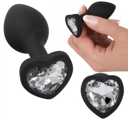 KOREK ANALNY SILIKONOWY SEX ANAL KRYSZTAŁ 7,3 CM