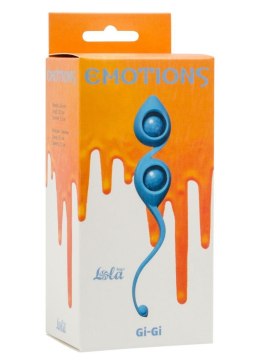 KULKI GEJSZY TRENING MIĘŚNI KEGLA KORALIKI JAJKA KULKI-VAGINAL BALLS EMOTIONS GI-GI TURQUOISE
