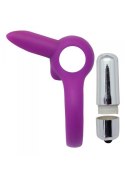 PIERŚCIEŃ EREKCYJNY SEX RING WIBRACJE STYMULATOR PIERŚCIEŃ-TIMELESS STRETCHY RING PURPLE
