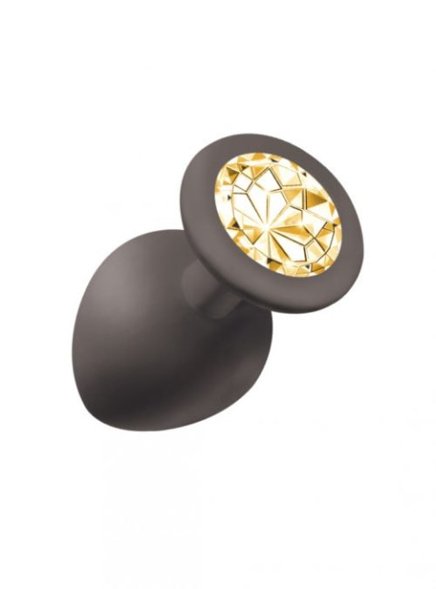 Plug-Anal Plug Emotions Cutie Large Black golden crystal Plug-Anal Plug Emotions Cutie Large Black golden crystal