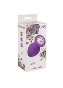 Plug-Anal Plug Emotions Cutie Large Purple clear crystal