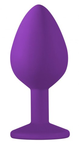 PLUG-ANAL PLUG EMOTIONS CUTIE MEDIUM PURPLE BLUE CRYSTAL