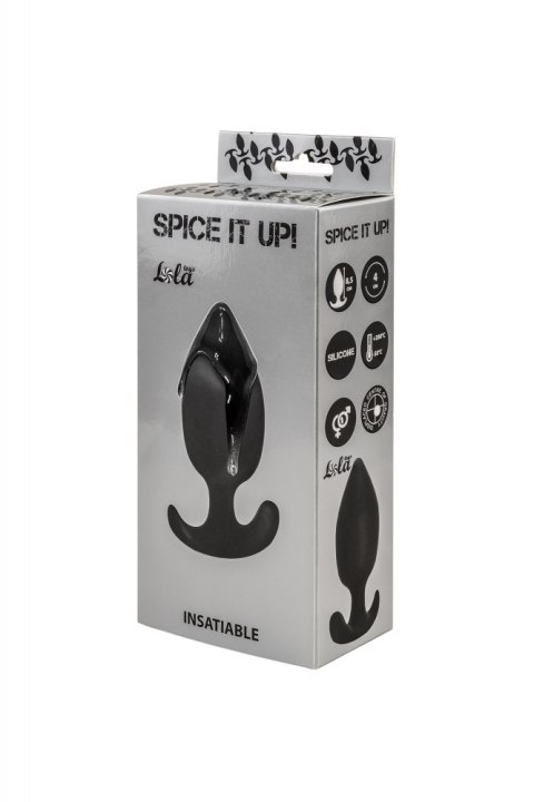 PLUG-ANAL PLUG WITH MISPLACED CENTER OF GRAVITY SPICE IT UP INSATIABLE BLACK PLUG-ANAL PLUG WITH MISPLACED CENTER OF GRAVITY SPICE IT UP INSATIABLE BLACK
