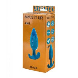 Plug-Anal plug with misplaced center of gravitySpice it up Delight Aquamarine