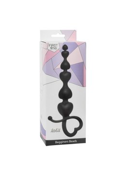 PLUG KORALIKI KULKI ANALNE KOREK ANALNY STYMULUJE Plug/kulki-Anal Beads Begginers Beads Black