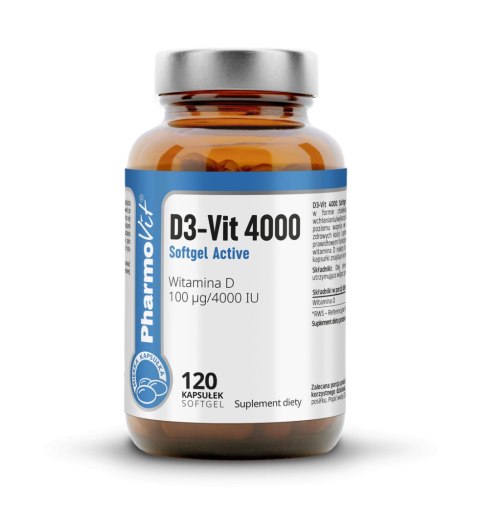 Witamina D3-Vit 4000 Softgel Active Pharmovit Witamina D3-Vit 4000 Softgel Active Pharmovit