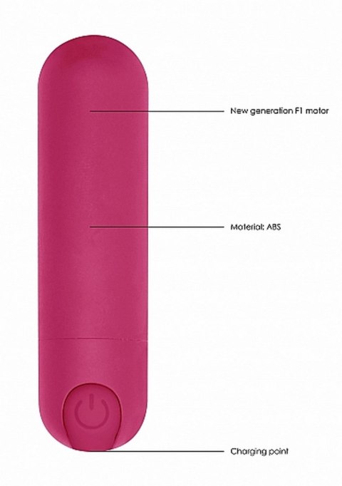 10 SPEED RECHARGEABLE BULLET - PINK 10 SPEED RECHARGEABLE BULLET - PINK