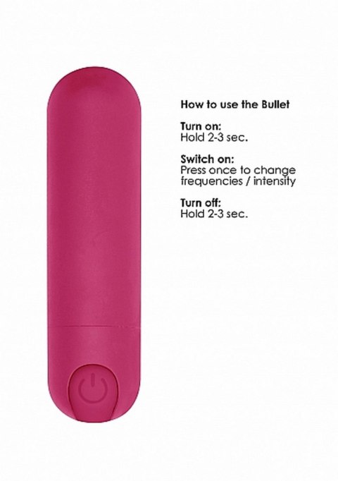 10 SPEED RECHARGEABLE BULLET - PINK 10 SPEED RECHARGEABLE BULLET - PINK
