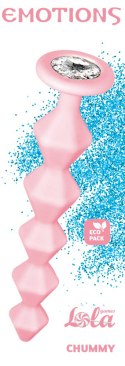 Anal bead with crystal Emotions Chummy Pink