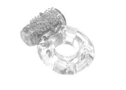COCKRING WITH VIBRATION RINGS AXLE-PIN WHITE